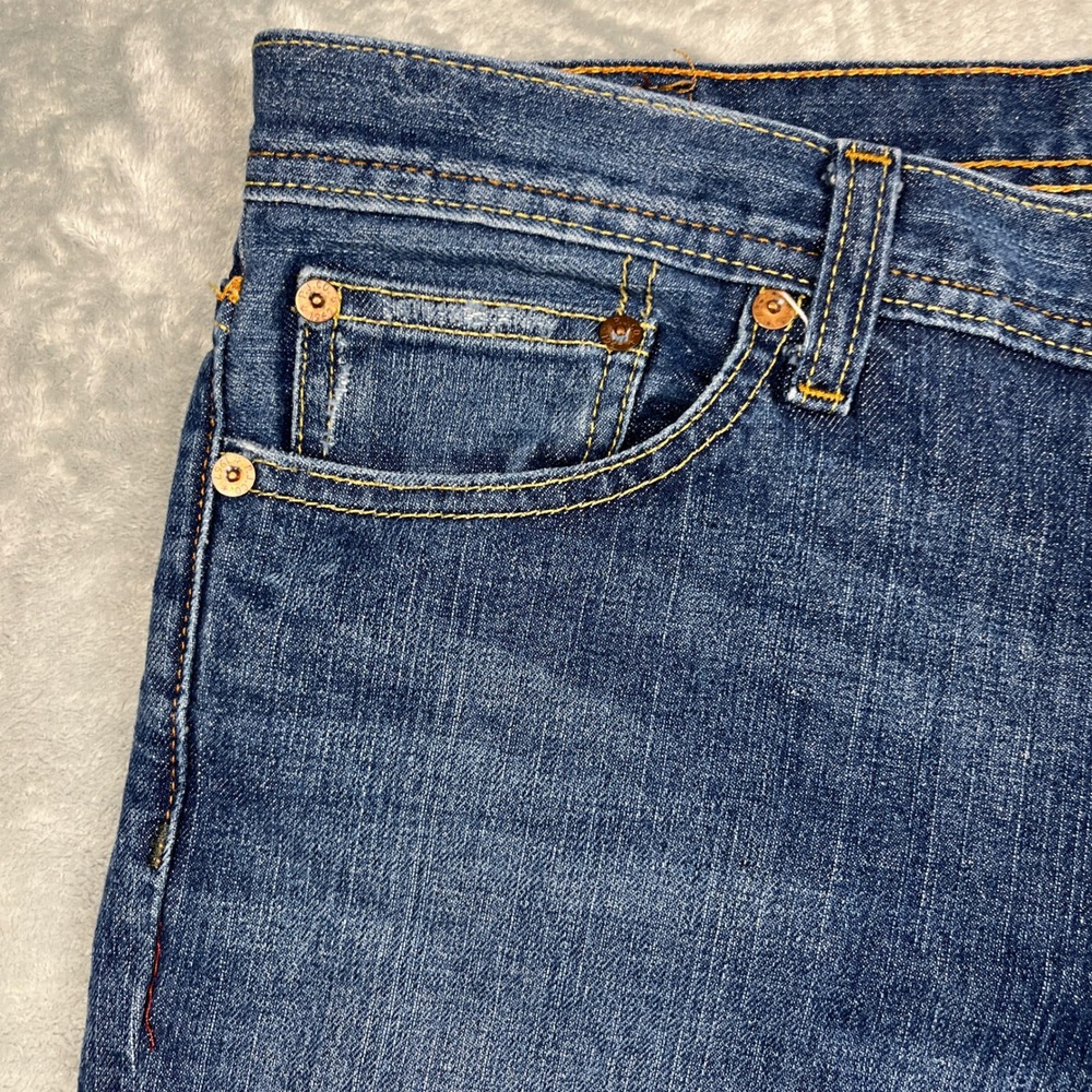 Polo Jeans Co Ralph Lauren Stretch Kelly Jean Distressed Bootcut Women Blue 12R - Picture 5 of 12